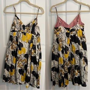 Silk print dress by Full Circle